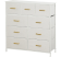 Komoda Artdesign 100x30x99cm z tkaniny Sherpa 9 szuflad, 8887685