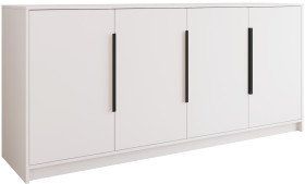 Produkt: Biała komoda 200 cm z 4 drzwiami do salonu sypialni LESTO