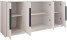 Biała komoda 200 cm z 4 drzwiami do salonu sypialni LESTO, 8892886