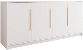 Produkt: Biała komoda 200 cm z 4 drzwiami do salonu sypialni LESTO