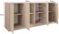 Biała komoda 200 cm z 4 drzwiami do salonu sypialni LESTO, 8892900