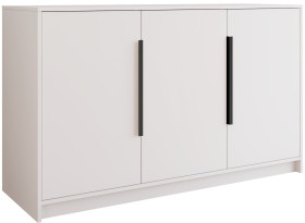 Komoda 150 cm do salonu z 3 drzwiami LESTO biała