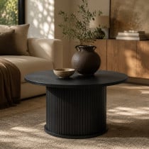 Stolik kawowy ryflowany SCAVA, Ø 70 cm x 40 cm