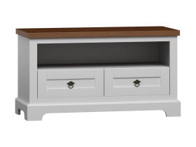 Komoda Awinion A02, na cokole, 110 cm, fornir dębowy