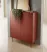 Komoda Covel ceramiczna czerwona 97 cm na metalowych nogach, 8904017