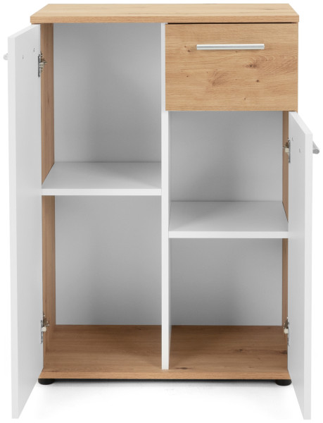 Mała komoda z szufladą dąb artisan 60 cm JOVITA, 8908194