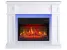 : Kominek elektryczny ArtiFlame Linz AF23BS biały LED