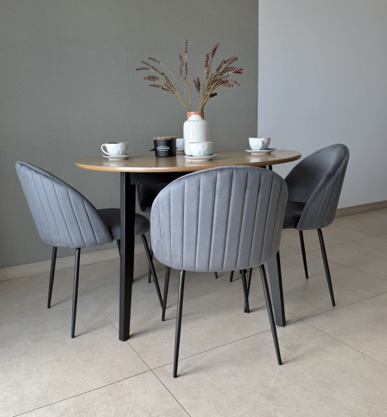 Krzesło Ravello Grafit Black, 8930330