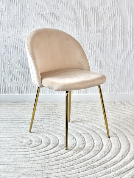 Krzesło Ravello Beż Gold, 8930336