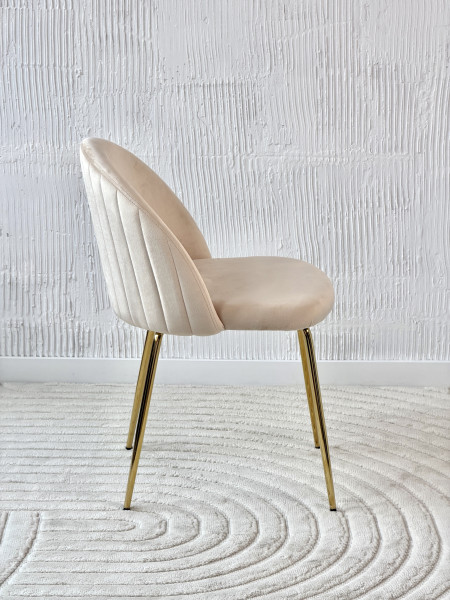 Krzesło Ravello Beż Gold, 8930337
