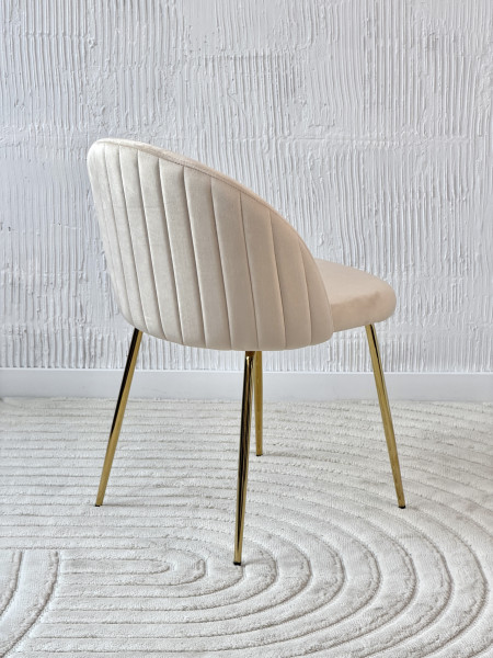 Krzesło Ravello Beż Gold, 8930338