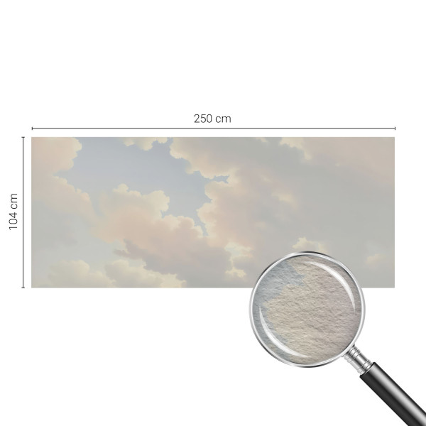Tapeta flizelinowa do sypialni Pastelowe niebo 250x104 Wallfluent, 8946425