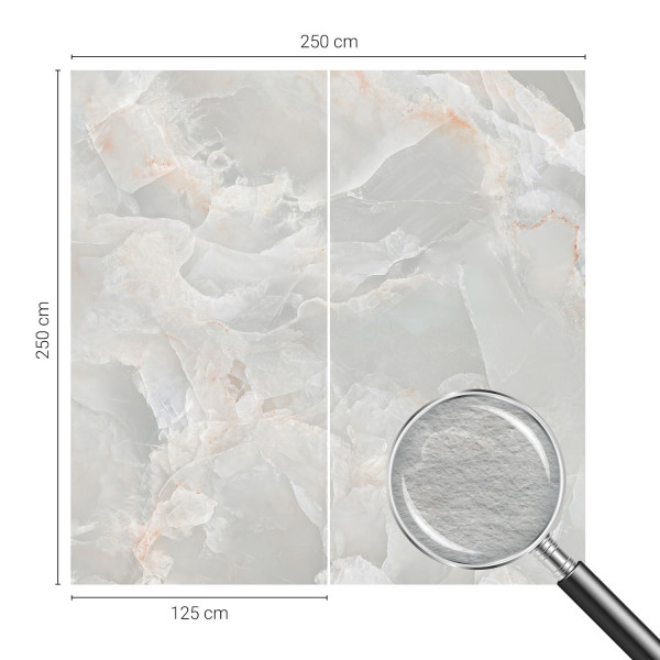 Tapeta na flizelinie Marmurowa faktura 250x250 Wallfluent, 8957803