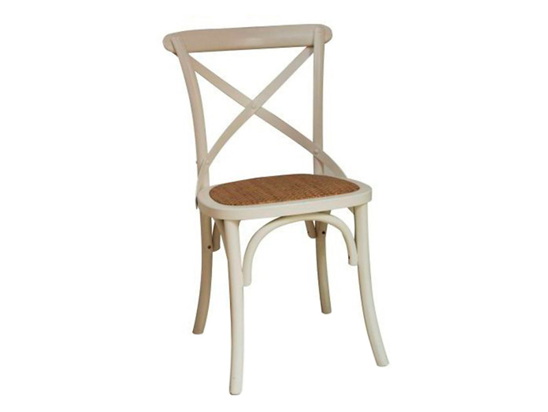 krzesło białe rattan Lars, 90024