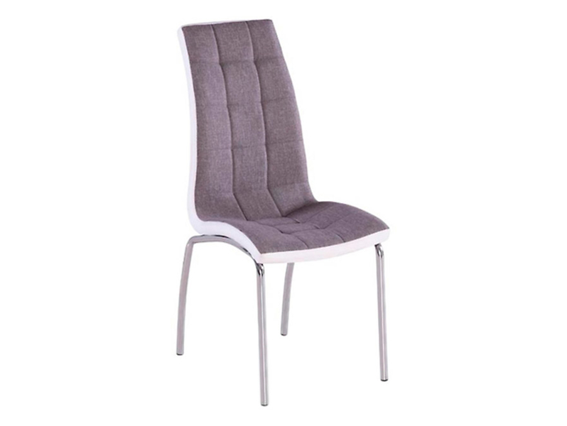 krzesło szare boki białe H-104, 90039