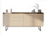 Beżowa komoda do salonu w stylu japandi LED 192cm MAUI, 9052814