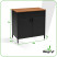 Komoda loft z drzwiczkami czarna 80 cm szafka industrialna do salonu, 9076118
