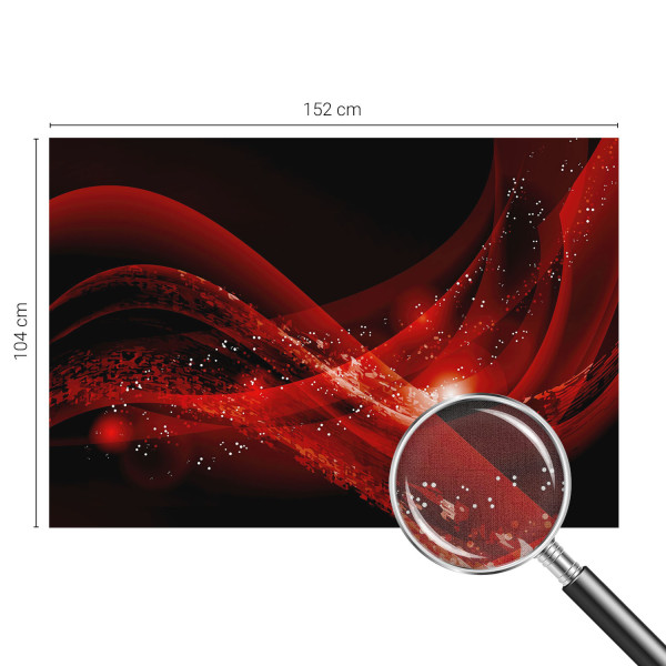 Fototapety samoprzylepne na ścianę Czerwony wir 152x104 Tulup, 9078954