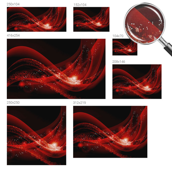 Fototapety samoprzylepne na ścianę Czerwony wir 416x254 Tulup, 9081944