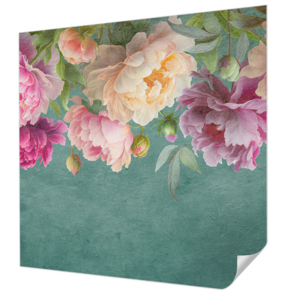 Tapeta samoprzylepne Kwiatowa elegancja 250x250 Wallfluent, 9187293