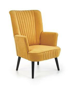 Fotel wypoczynkowy Darli żółty, 918883