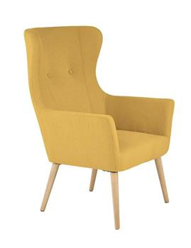 Fotel wypoczynkowy Damar żółty, 919283