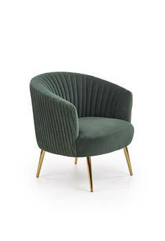 Fotel wypoczynkowy Dargo zielony/ złoty, 919631
