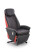Produkt: Fotel rozkłądany Marco czarny/czerwony