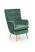 Inny kolor wybarwienia: Fotel wypoczynkowy Idris zielony
