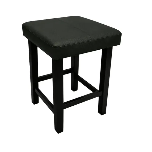 Taboret Klasyk 45cm Stołek Loft Eko-skóra D6, 9200797