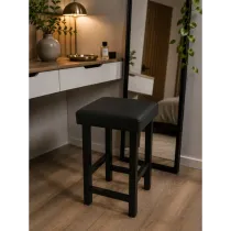 Taboret Klasyk 45cm Stołek Loft Eko-skóra D6