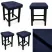 Taboret Klasyk 45cm Stołek Loft Eko-skóra D4, 9200804