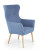 Inny kolor wybarwienia: Fotel wypoczynkowy Damar niebieski