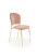 Inny kolor wybarwienia: Krzesło Rachel różowe