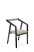 Inny kolor wybarwienia: Krzesło Luza dąb czarne/szare