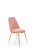 Inny kolor wybarwienia: Krzesło Irene różowe/złote
