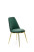 Inny kolor wybarwienia: Krzesło Irene zielone/złote