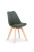 Inny kolor wybarwienia: Krzesło Dimi zielone ciemne/buk