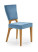 Inny kolor wybarwienia: Krzesło Remi dąb/ niebieskie