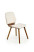 Produkt: Krzesło Sandrine kremowe/orzech