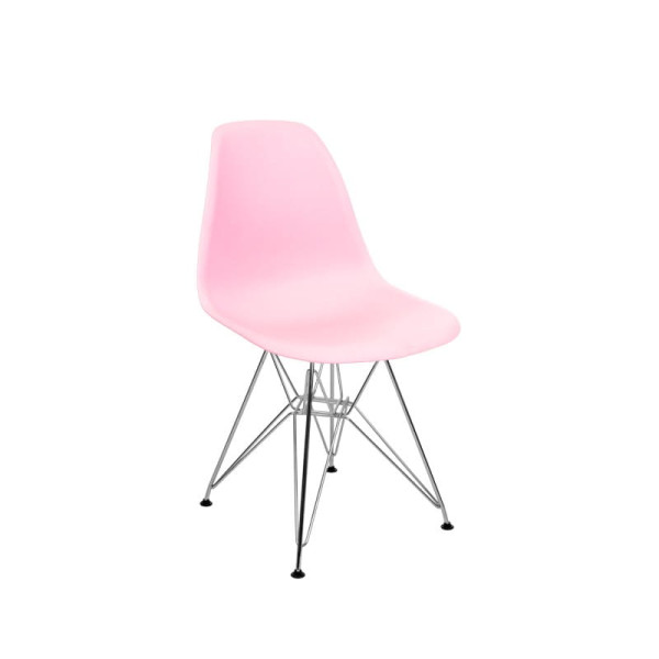 Nowoczesne Krzesło Do Salonu W Kolorze Różowym, 923198