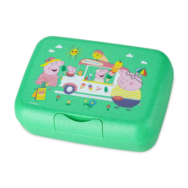 Śniadaniówka z małym pojemniczkiem Candy L Świnka Peppa Pop, KOZIOL, 9232565