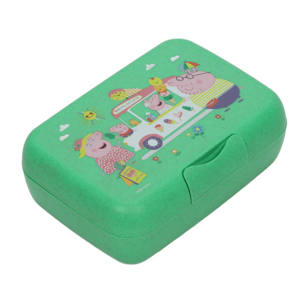 Śniadaniówka z małym pojemniczkiem Candy L Świnka Peppa Pop, KOZIOL, 9232570