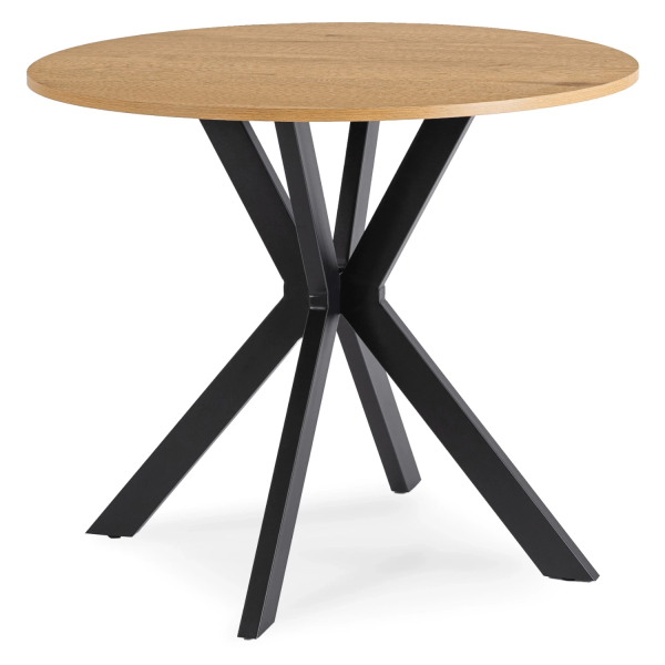 Stół Z 4 Krzesłami Zestaw Okrągły 90cm Komplet Do Salonu Jadalni Kuchni, 9236209