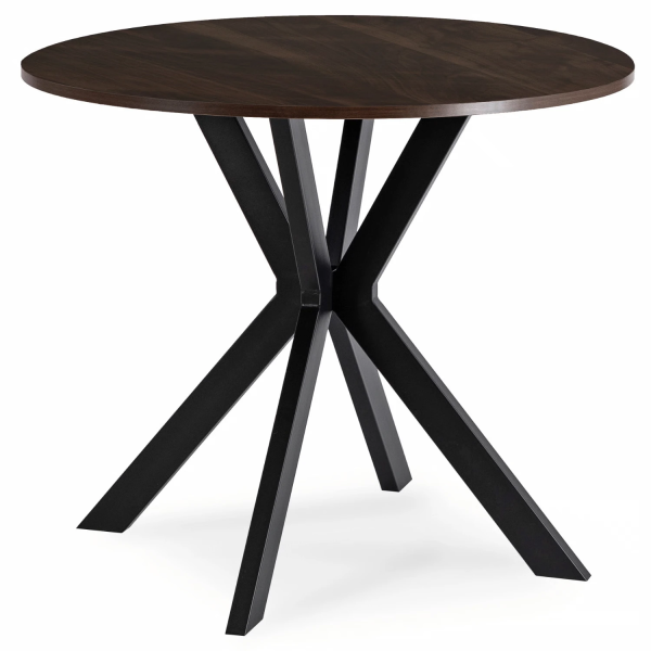 Stół Z 4 Krzesłami Zestaw Okrągły 90cm Komplet Do Salonu Jadalni Kuchni, 9236242