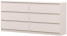 Kaszmirowa komoda do pokoju z szufladami 180 cm SAVIO, 9236930