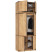 Szafa z nadstawką S90 Dąb Craft 90 cm 6 drzwi Dąb Craft 6 półek, 9236965