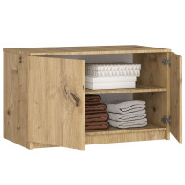 Nadstawka na szafę S90 Dąb Artisan 90 cm 2 drzwi Dąb Artisan 2 półki