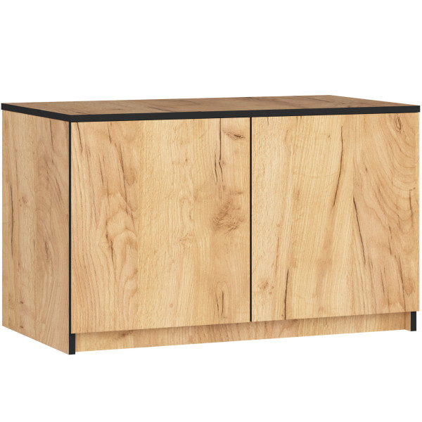 Nadstawka na szafę S90 Dąb Craft 90 cm 2 drzwi Dąb Craft 2 półki, 9237512