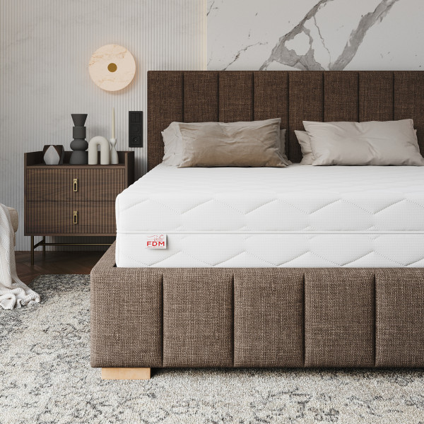 Materac kieszeniowy EVIG 100x200 cm 7 stref pianka poliuretanowa 22cm, 9239460